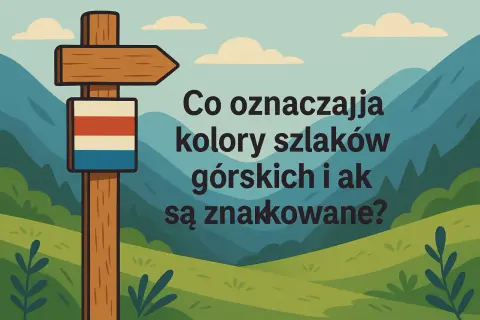 Co oznacza szlak niebieski i inne kolory szlaków górskich? Znakowanie szlaków turystycznych.