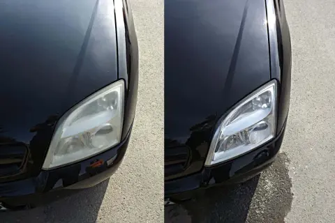 Przed i po: matowe lampy stały się krystalicznie czyste. Zastanawiasz się, ile trwa polerowanie lamp? Efekt mówi sam za siebie!