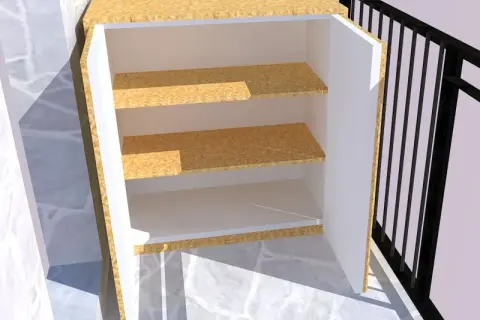 Z czego szafka na balkon? Wybierz materiał, który przetrwa lata!