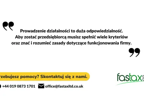 Prowadzenie działalności to odpowiedzialność. Chcesz wiedzieć, ltd co to znaczy? Skontaktuj się z Fastax Ltd.