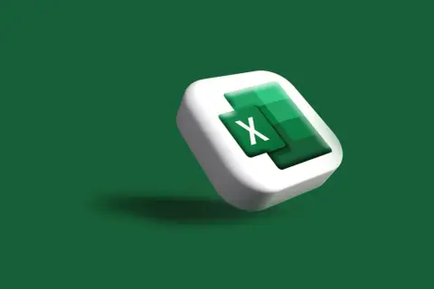 Ikona Excel z zielonymi kratkami i literą X. Idealna do obliczeń, np. średnia ważona excel.