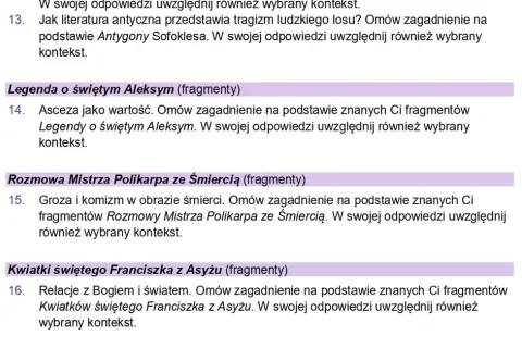 Jak literatura antyczna przedstawia tragizm ludzkiego losu i jego kontekst