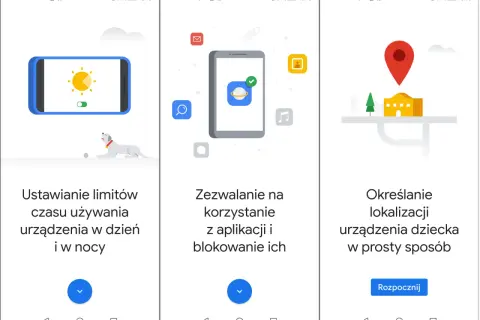 Kontrola rodzicielska Google: ustaw limity czasu, blokuj aplikacje i lokalizuj dziecko.