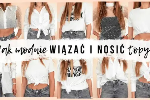 Odmień look! Jak zawiązać bluzkę na dole i podkreślić talię?
