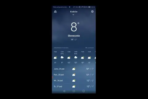 Jak zaktualizować pogodę w telefonie Huawei, aby zawsze być na bieżąco