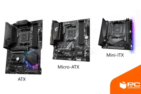 Comparativa de tamaños de placa base: ATX, Micro-ATX y Mini-ITX. Elige la ideal para tu PC.