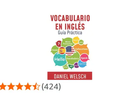 Guía práctica de vocabulario en inglés, ideal para aprender palabras en inglés para niños. Incluye temas como sustantivos, verbos y saludos.