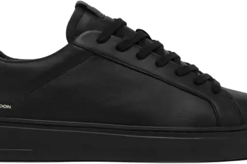 Scarpa da uomo Crime London nera in pelle, un classico intramontabile per un look urbano.