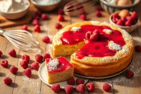 Prosty przepis na ciasto z malinami i budyniem – deser, który pokochasz od pierwszego kęsa