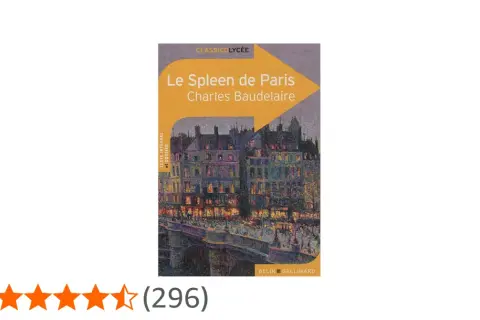 Couverture du "Spleen de Paris" de Baudelaire, illustrant une scène nocturne parisienne. Un résumé de l'œuvre.