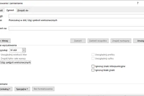 Jak przenieść pojedyncze litery w Wordzie i uniknąć sierotek w tekście