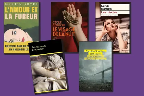 Cinq livres intrigants, dont "L'amour et la fureur" et "Le visage de la nuit", parfaits pour trouver le meilleur livre science-fiction récent.