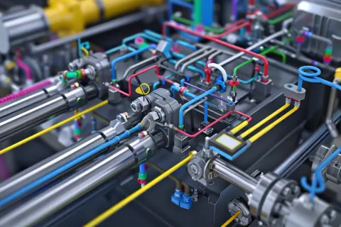 Układ hydrauliczny: Jak poprawnie zrozumieć schemat i jego funkcje?