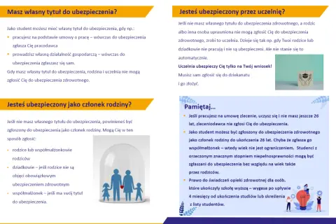 Szkoła policealna a ubezpieczenie zdrowotne: dowiedz się, jak uzyskać ubezpieczenie jako student, członek rodziny lub przez uczelnię.