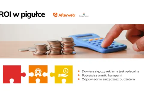 Dowiedz się, jak obliczyć rentowność inwestycji. Stosy monet i kalkulator symbolizują analizę finansową.
