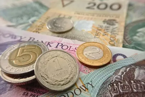 Złote monety i banknoty. Chcesz wiedzieć, jak sprawdzić, czy jesteś w OFE czy ZUS? Sprawdź swoje finanse!