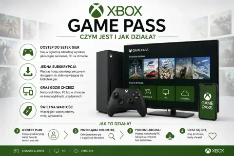 Xbox Game Pass: dostęp do setek gier, jedna subskrypcja, graj gdzie chcesz. Odkryj najlepsze gry i ciesz się zabawą!