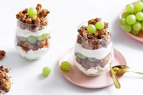 Trauben-Keks-Dessert: Einfach & schnell | No-Bake Rezepte
