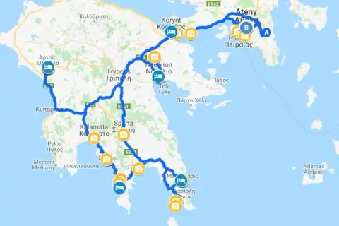 Peloponez: przewodnik po atrakcjach, plan podróży i porady