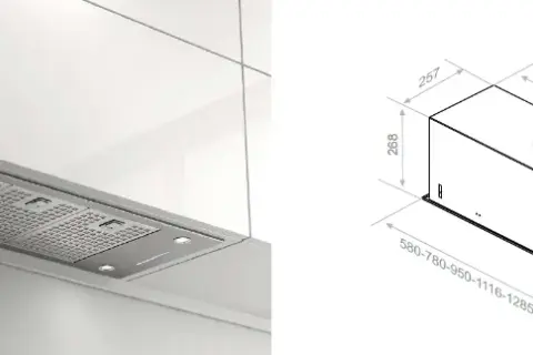 Wysokość okapu: gazowa 70-75 cm, indukcyjna 50-60 cm montaż bez błędów