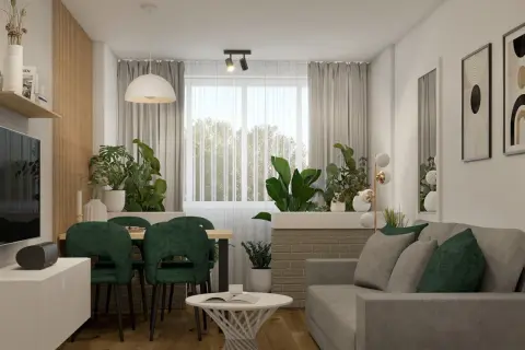 Jak urządzić mały salon ze stołem, aby nie stracić przestrzeni?