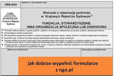 Jak wypełnić KRS-Z20, aby uniknąć najczęstszych błędów?