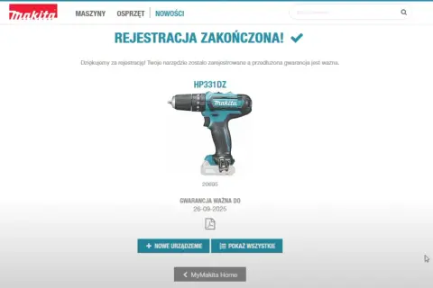 Jak przedłużyć gwarancję Makita i uniknąć utraty ochrony sprzętu
