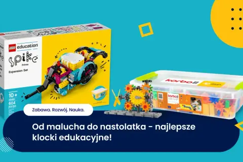 Zestawy LEGO Education Spike Prime i Korbo Code to fantastyczne kostki do układania dla dzieci, rozwijające kreatywność i umiejętności STEM.