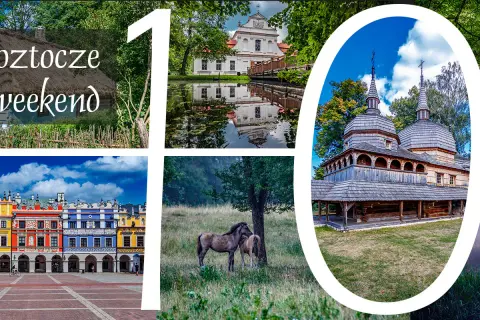 Roztocze na weekend: kolorowe kamienice Zamościa, drewniana cerkiew, pałac, konie i malownicze krajobrazy. Atrakcje w okolicach Zamościa.