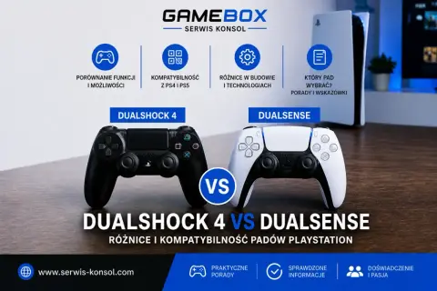 Porównanie padów DualShock 4 i DualSense: kluczowe różnice i kompatybilność PS4 vs PS5.