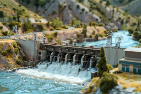 Makieta elektrowni wodnej – Budowa, projekt i przykłady makiet