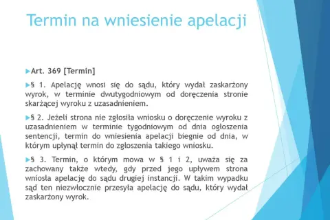 Ile czasu na wniesienie apelacji? Poznaj kluczowe terminy prawne