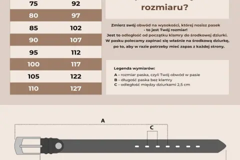 Rozmiar paska damskiego 90 cm: Jak mierzyć i dobierać idealnie
