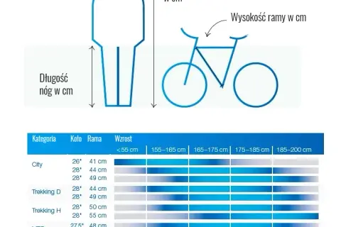 Jak dobrać odpowiedni rozmiar ramy roweru do swojego wzrostu?
