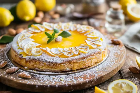 Mazurek lemon curd - Przepis na tradycyjny mazurek z lemon curd