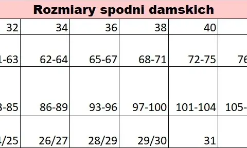 Spodnie damskie rozmiar 38: Jak dobrać idealny rozmiar?