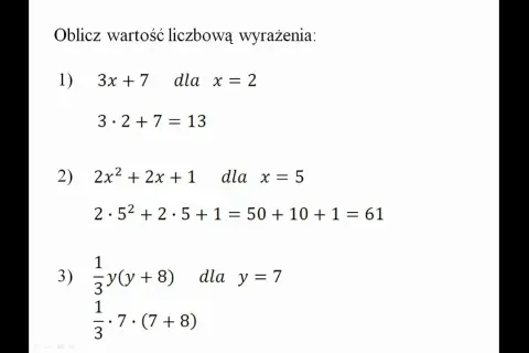 Jak oblicza się wyrażenia algebraiczne? Proste metody i przykłady