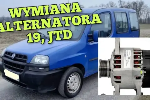 Jak wyjąć alternator Fiat Doblo 1.9 JTD - uniknij kosztownych błędów