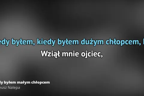 Tekst piosenki kiedy byłem małym chłopcem – emocjonalna podróż w dzieciństwo