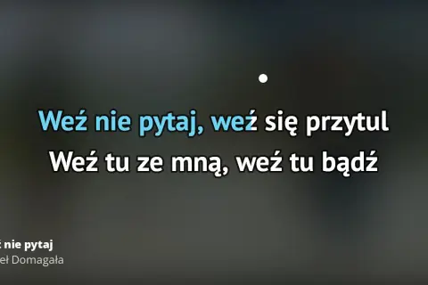 Kto śpiewa piosenkę weź nie pytaj? Poznaj wykonawcę i temat utworu