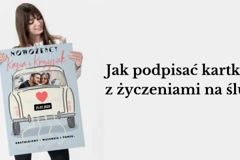 Jak podpisać kartkę z życzeniami na ślub, by zaskoczyć parę młodą