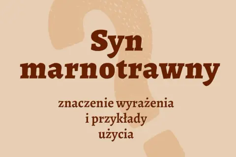 Syn marnotrawny frazeologizm - znaczenie i biblijne konteksty