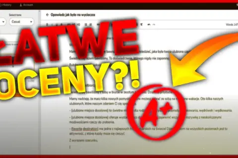 Aplikacja która napisze za ciebie rozprawkę - ułatw sobie naukę