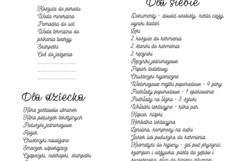 Co zabrać do szpitala na poród w Kaliszu? Lista rzeczy, których nie możesz zapomnieć!