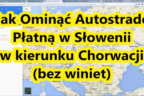 Jak ominąć płatne autostrady w Słowenii jadąc z Chorwacji – praktyczne porady