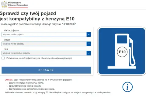 Sprawdź kompatybilność z E10: Czy Twój pojazd może używać paliwa E10?