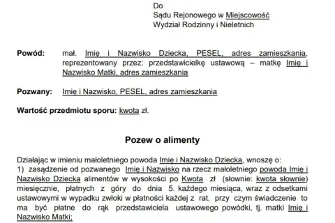 Gdzie złożyć pozew o alimenty, aby uniknąć niepotrzebnych problemów?