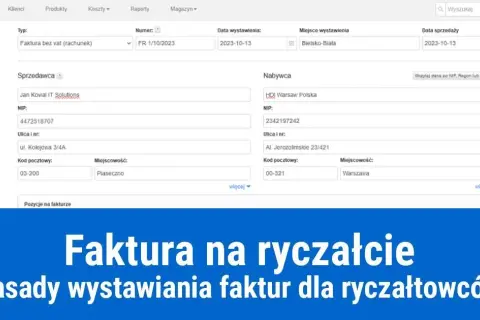 Jak wypełnić fakturę na ryczałcie bez błędów i z łatwością