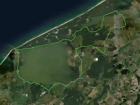Trasy z Rowów - Dołgie Małe, Gardna Wielka i Czołpino