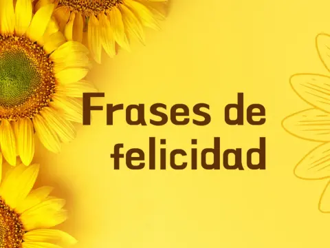 Frases cortas de felicidad - Sé feliz sin clichés